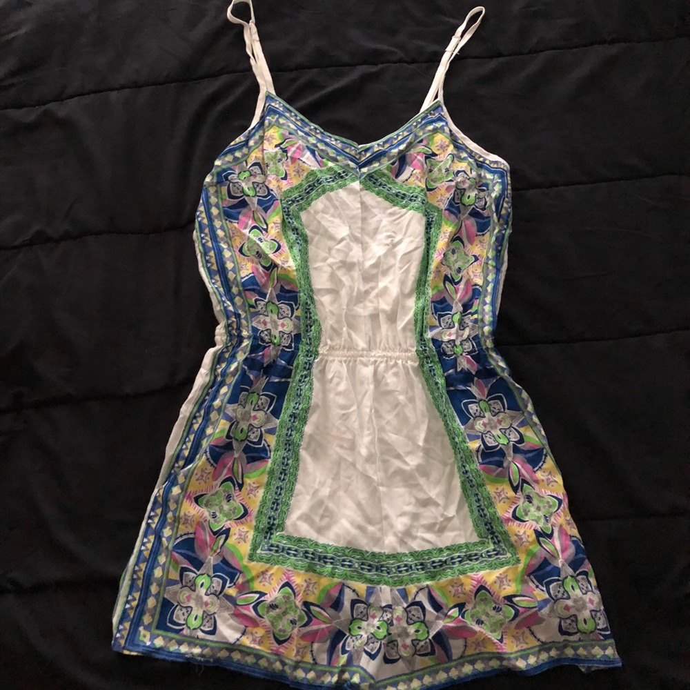 Jealous Tomato Floral Romper